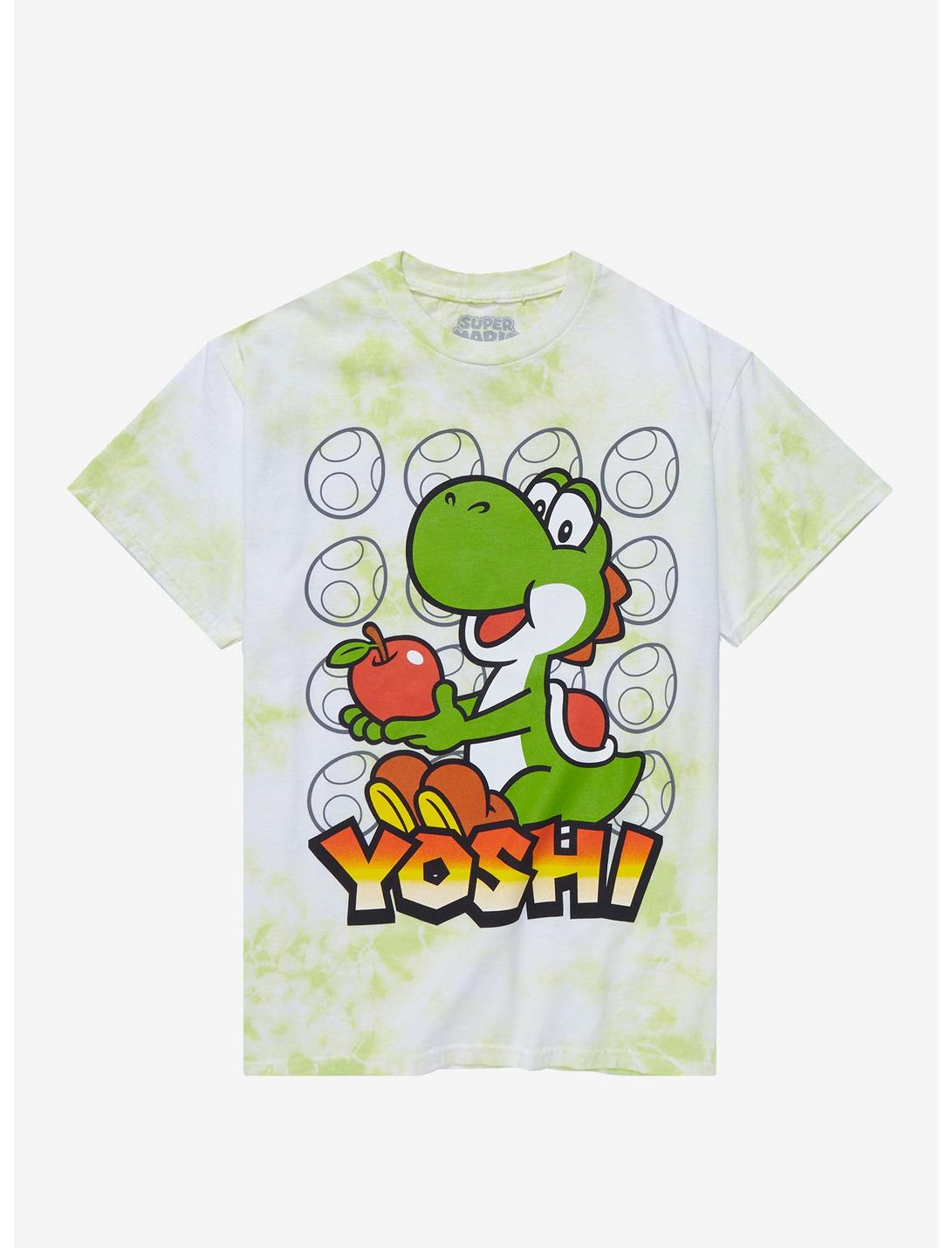 Super Mario Yoshi Apple Tie-Dye T-Shirt, MULTI, hi-res