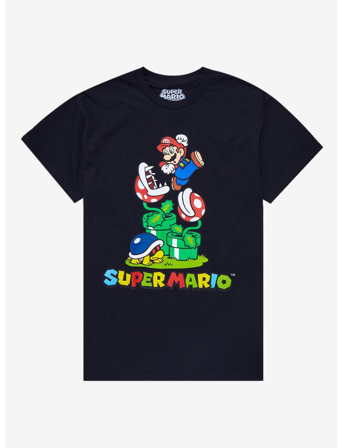 Super Mario Bros. Mario's Enemies T-Shirt, BLACK, hi-res