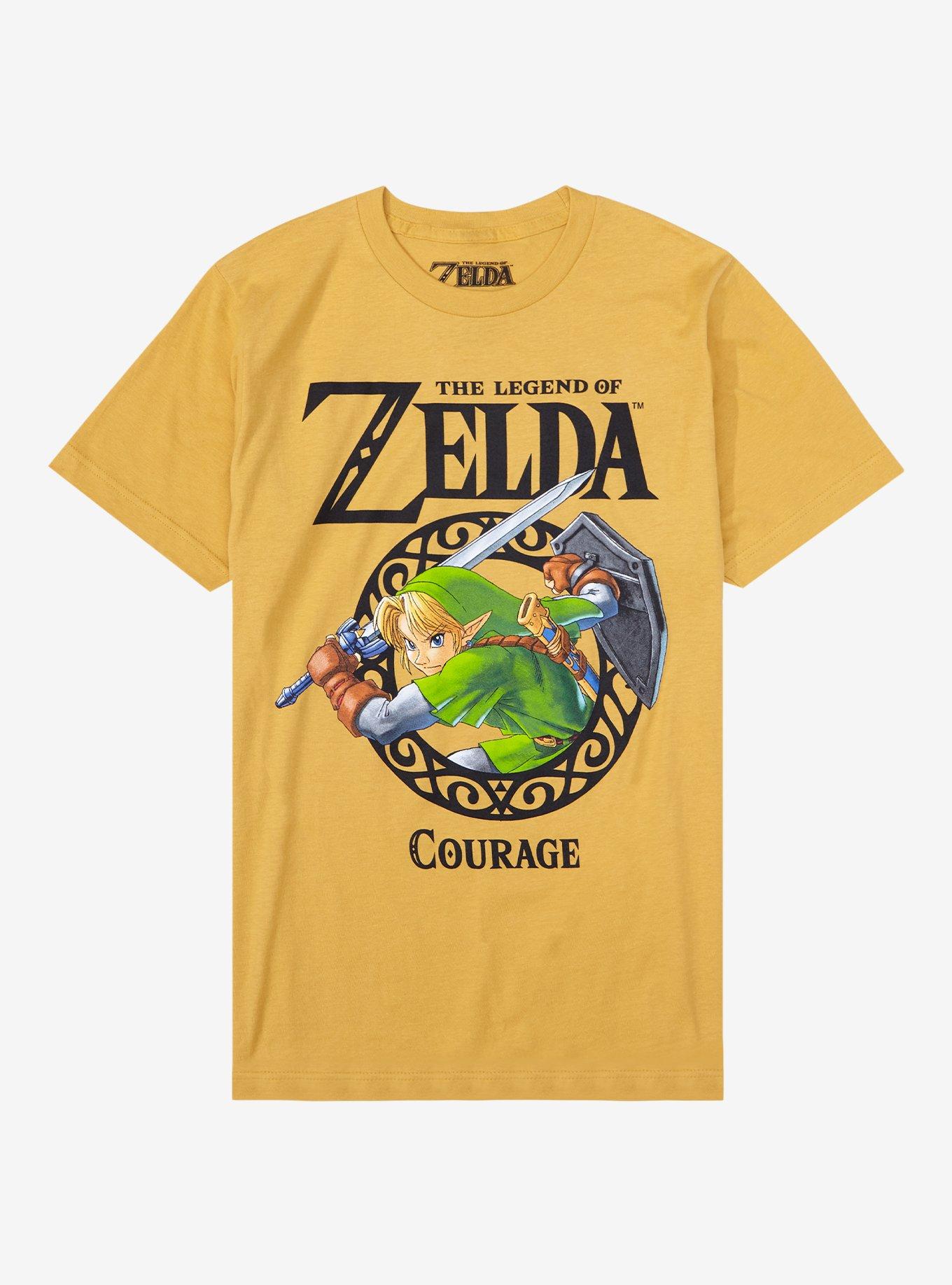 The Legend Of Zelda Courage T-Shirt, GINGER, hi-res