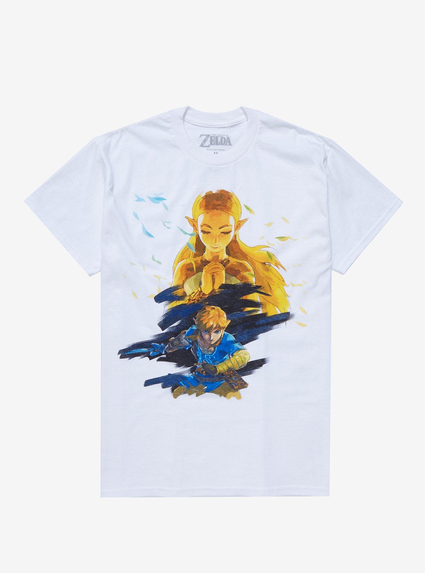 The Legend Of Zelda: Breath Of The Wild Link & Zelda T-Shirt, MULTI, hi-res