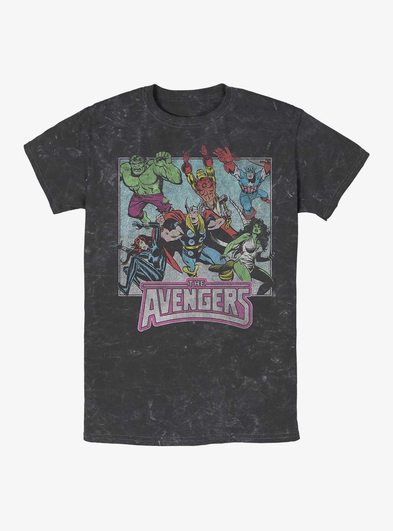Marvel Avengers Squad Mineral Wash T-Shirt, , hi-res