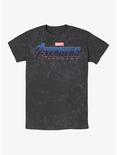 Marvel Avengers Endgame Logo Mineral Wash T-Shirt, BLACK, hi-res