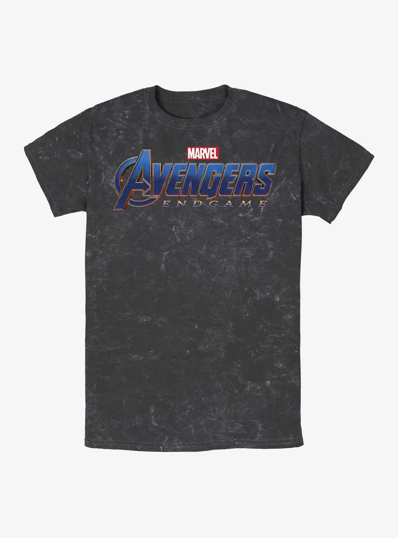 Marvel Avengers Endgame Logo Mineral Wash T-Shirt, , hi-res