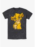 Disney The Lion King Simba Crown Prince Mineral Wash T-Shirt, BLACK, hi-res