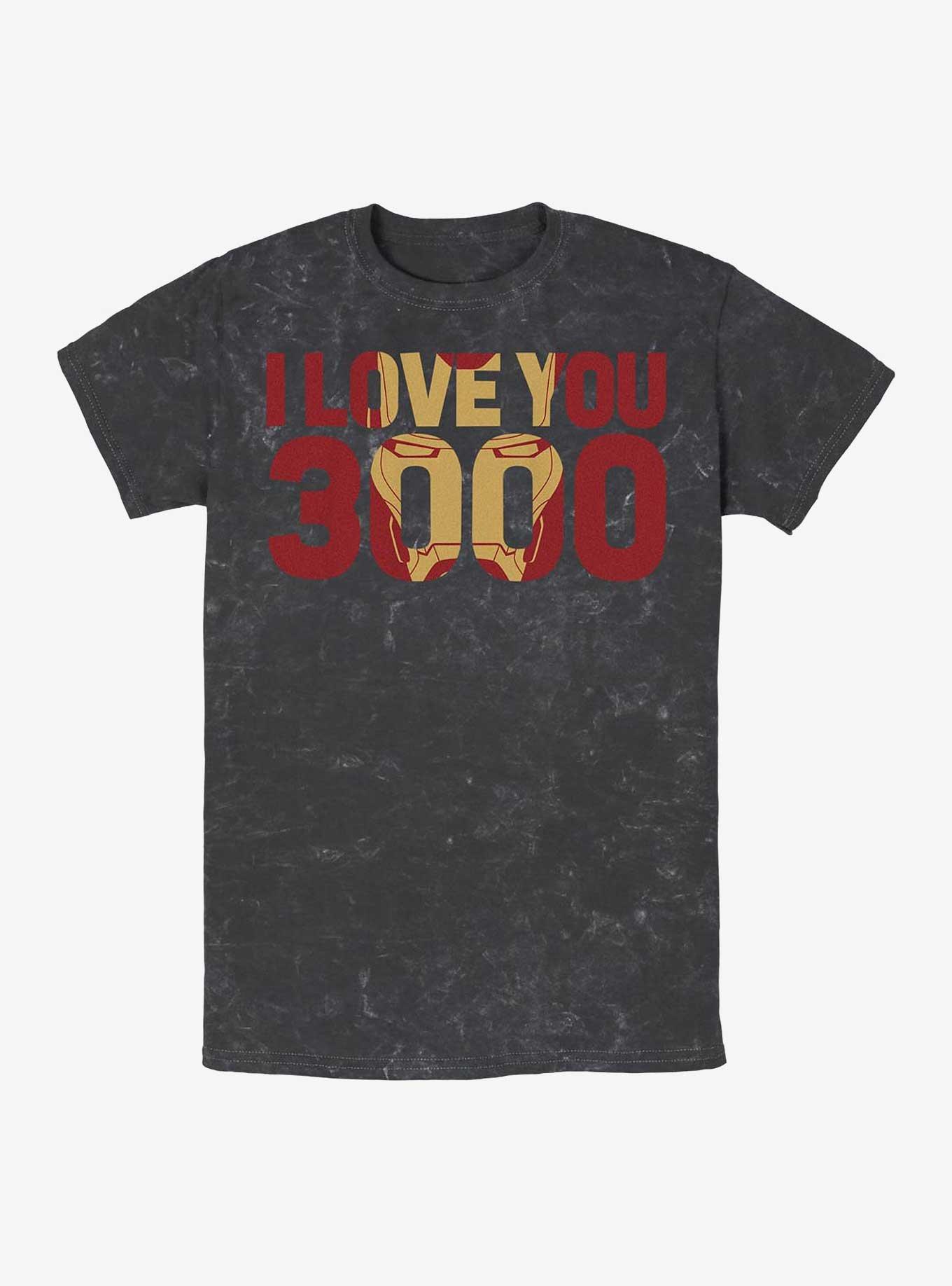 Marvel Avengers Love You 3000 Mineral Wash T-Shirt, , hi-res