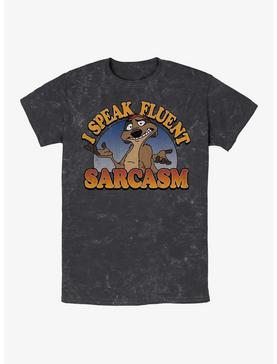 Plus Size Disney The Lion King Timon Fluent Sarcasm Mineral Wash T-Shirt, , hi-res