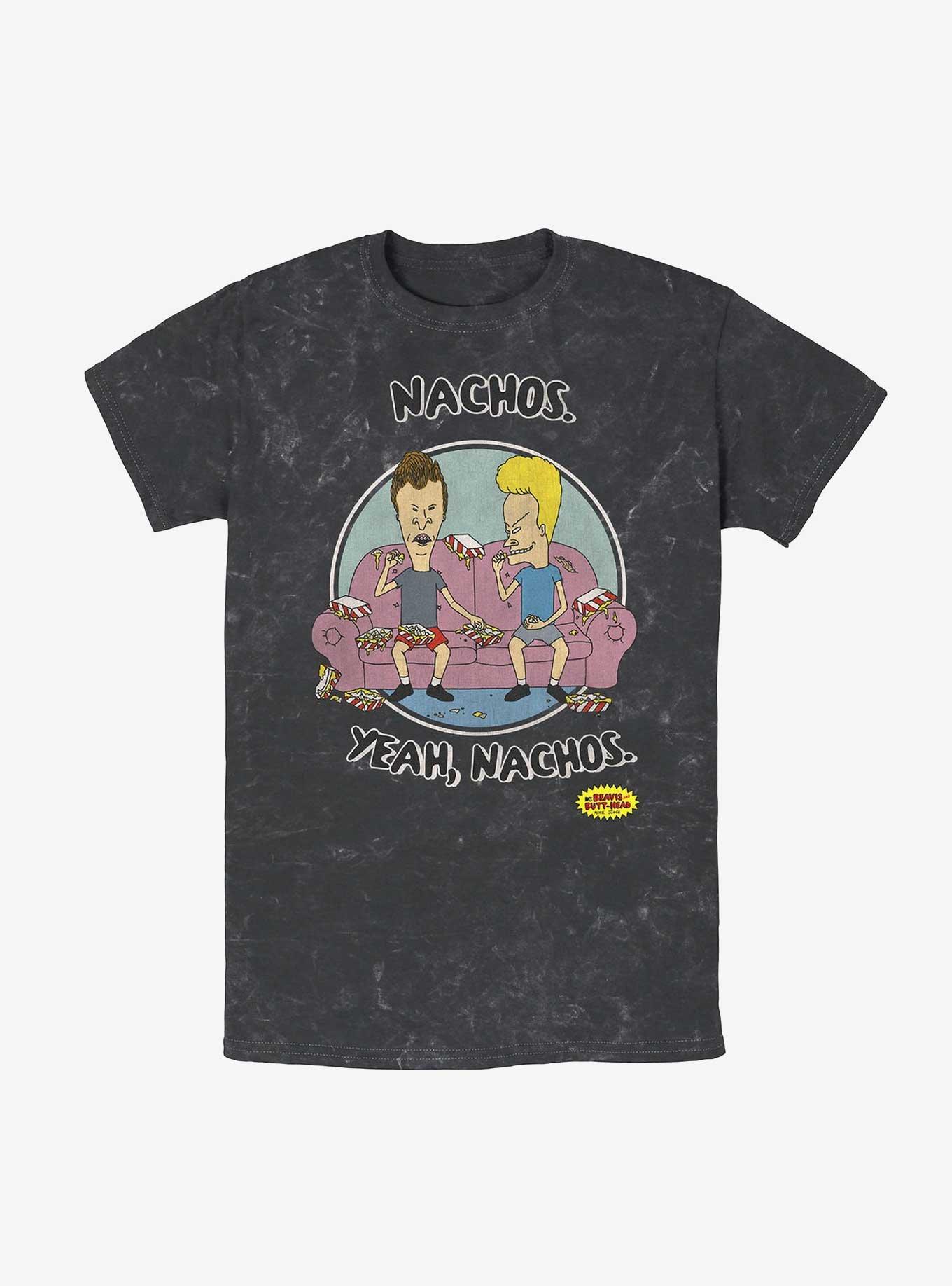 Beavis and Butt-Head Nachos Mineral Wash T-Shirt, , hi-res