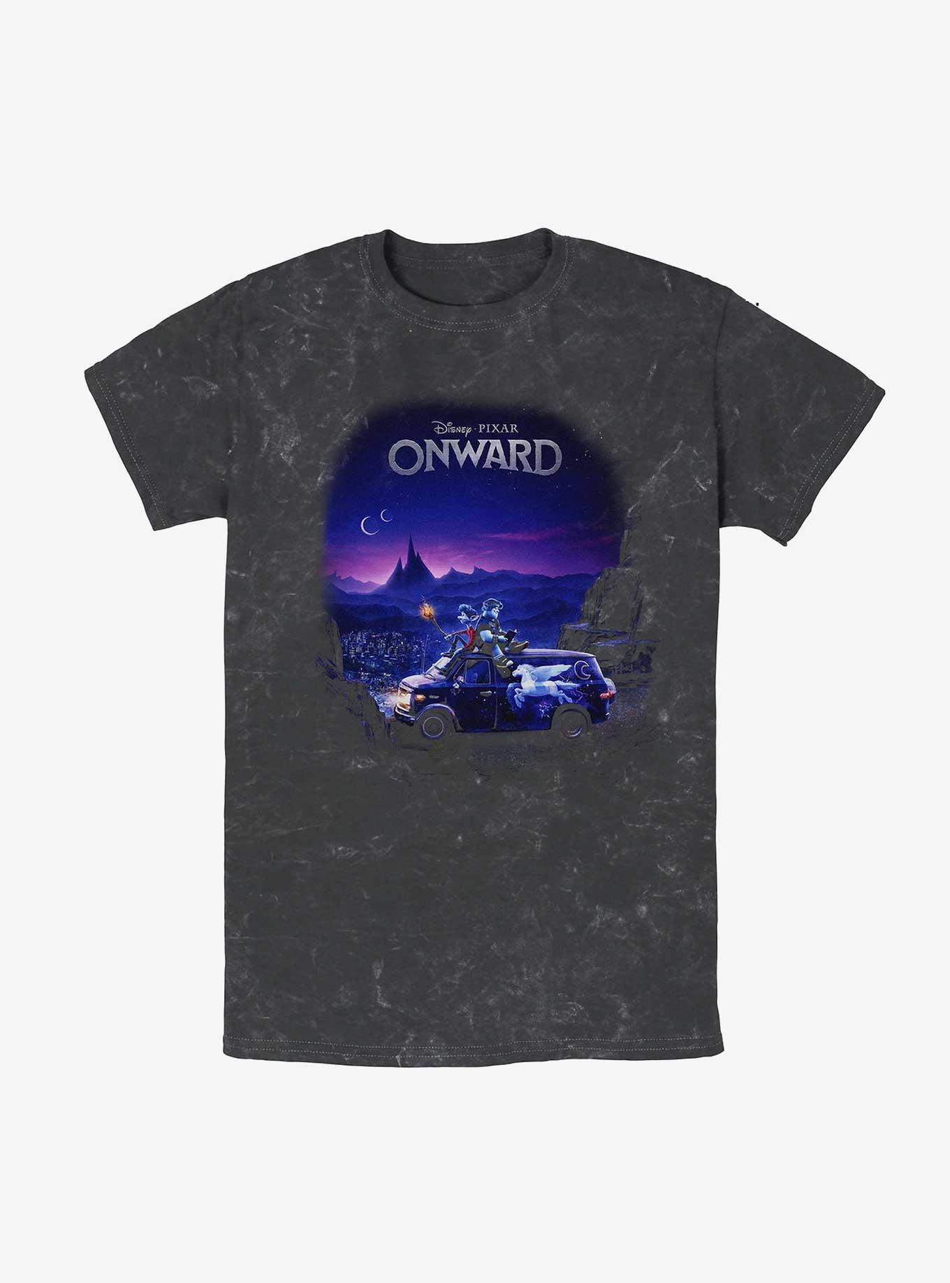 Disney Pixar Onward Poster Mineral Wash T-Shirt, , hi-res