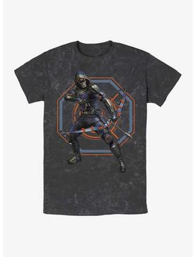 Marvel Black Widow Taskmaster Badge Mineral Wash T-Shirt, , hi-res