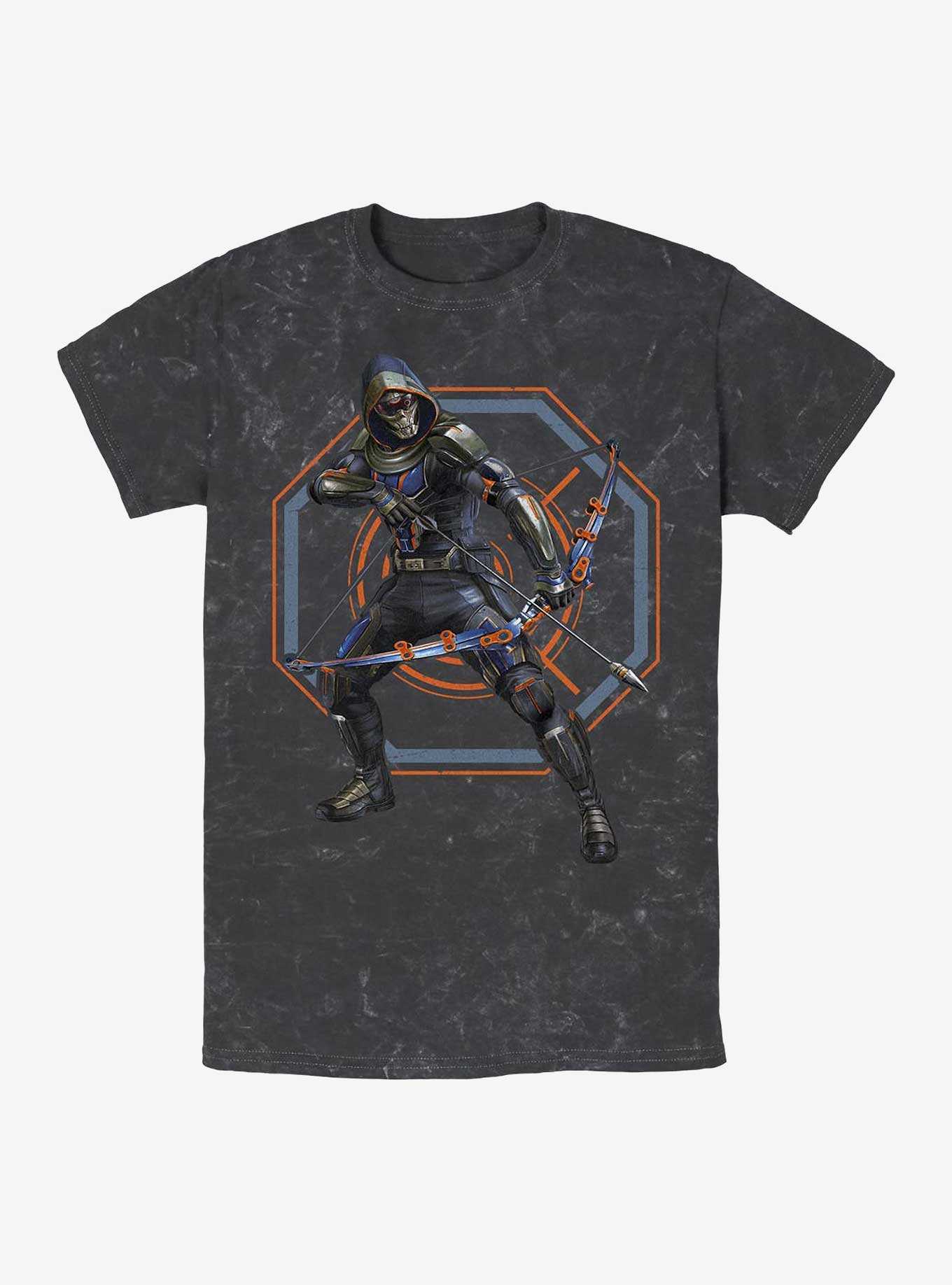 Marvel Black Widow Taskmaster Badge Mineral Wash T-Shirt, , hi-res