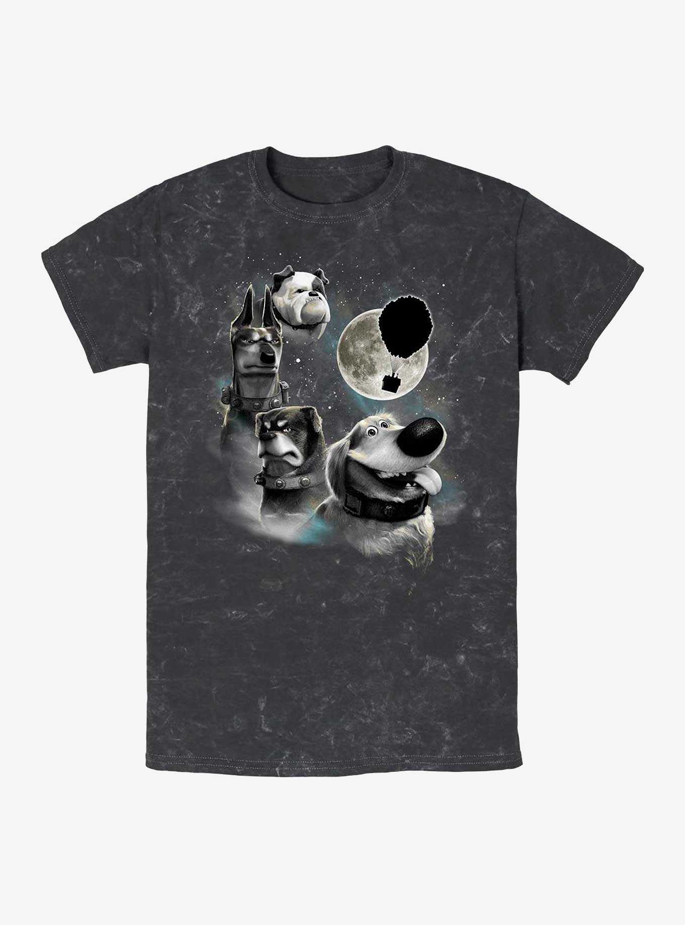 Disney Pixar Up Dug Moon Mineral Wash T-Shirt, , hi-res