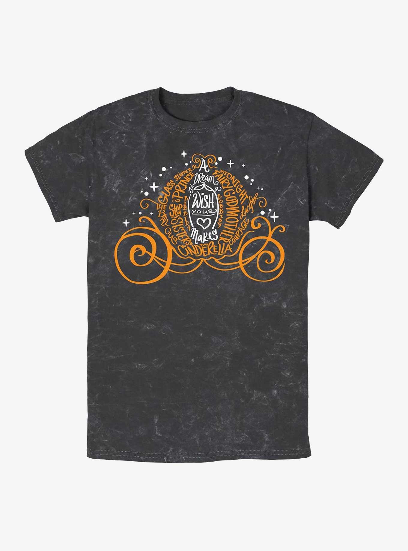 Disney Cinderella Pumpkin Carriage Mineral Wash T-Shirt, , hi-res