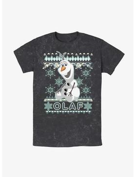 Plus Size Disney Frozen Olaf Christmas Mineral Wash T-Shirt, , hi-res