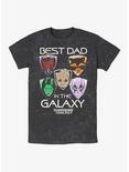 Marvel Guardians of the Galaxy Best Galaxy Dad Mineral Wash T-Shirt, BLACK, hi-res