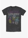 Marvel Grunge Heroes Mineral Wash T-Shirt, BLACK, hi-res
