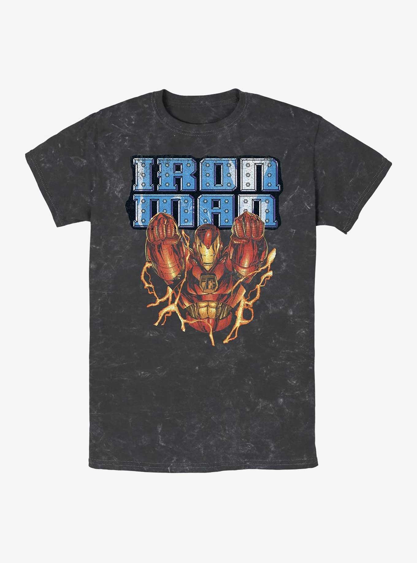 Marvel Iron Man Mineral Wash T-Shirt, , hi-res