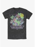 Marvel Vacay Avengers Mineral Wash T-Shirt, BLACK, hi-res