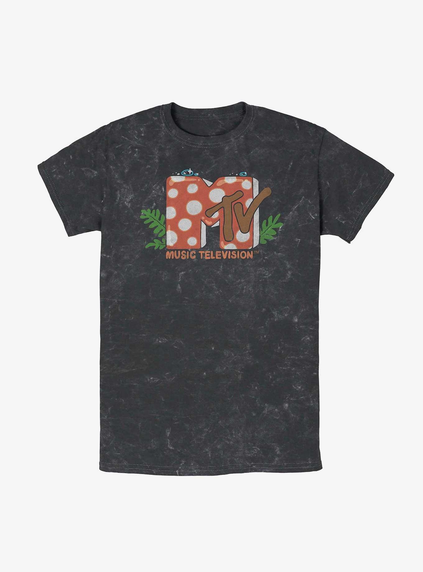 MTV Mushroom TV Mineral Wash T-Shirt, , hi-res