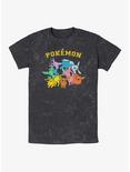 Pokemon Gotta Catch Eeveelutions Mineral Wash T-Shirt, BLACK, hi-res