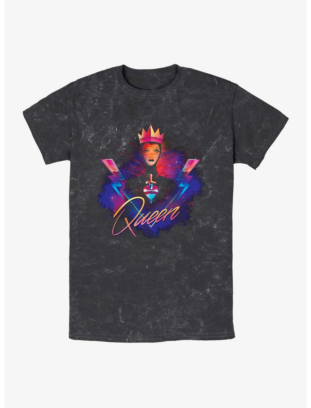 Disney Villains Evil Queen Mineral Wash T-Shirt, BLACK, hi-res