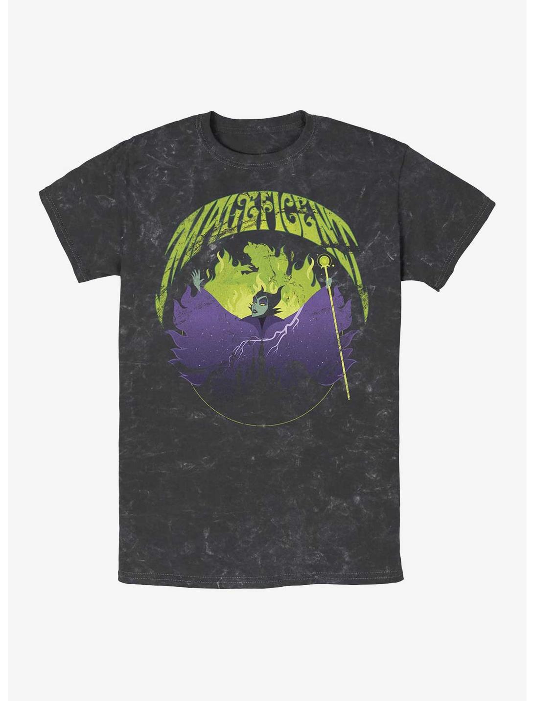 Disney Villains Maleficent Mineral Wash T-Shirt, BLACK, hi-res