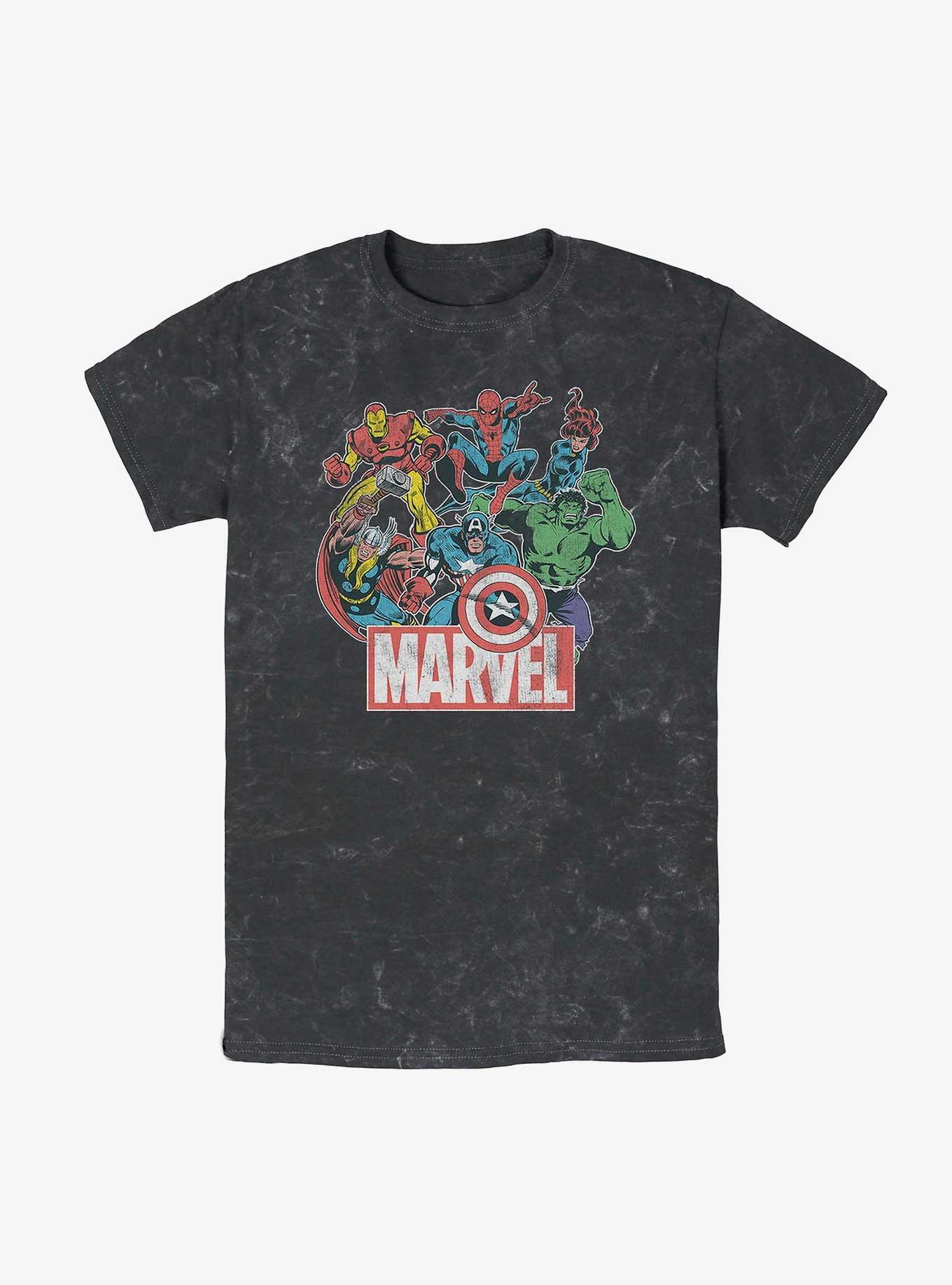 Marvel Avengers Heroes of Today Mineral Wash T-Shirt, , hi-res