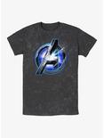 Marvel Avengers Logo Mineral Wash T-Shirt, BLACK, hi-res