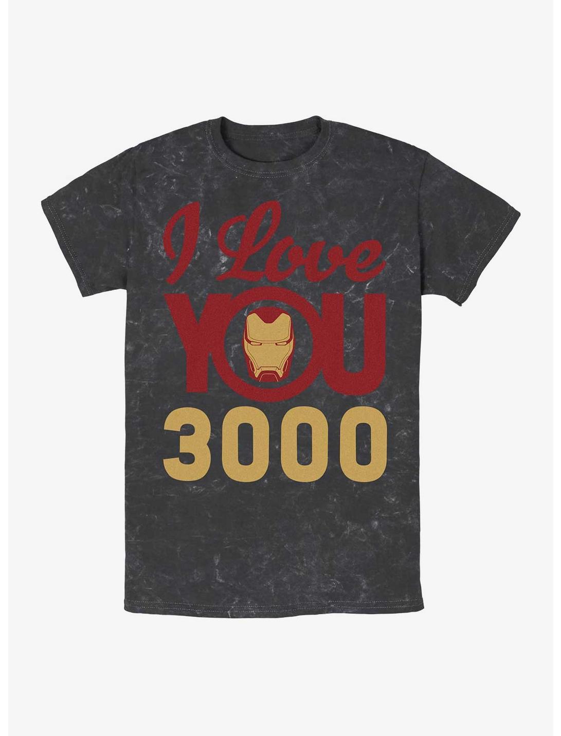 Marvel Avengers Love You 3000 Mineral Wash T-Shirt, BLACK, hi-res