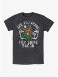 Disney The Lion King Bacon Achin' Mineral Wash T-Shirt, BLACK, hi-res