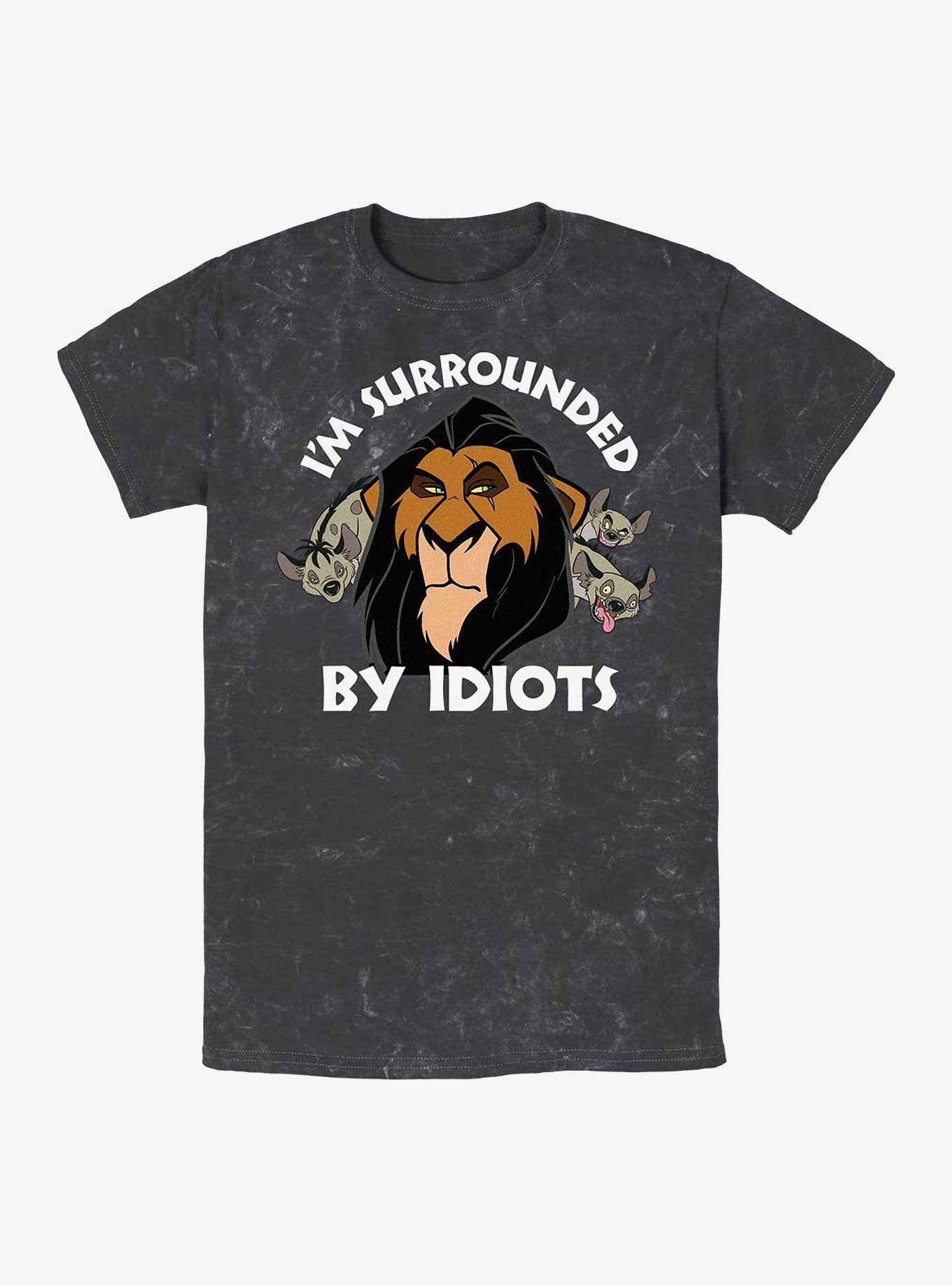 Disney The Lion King Surly Scar Mineral Wash T-Shirt, , hi-res
