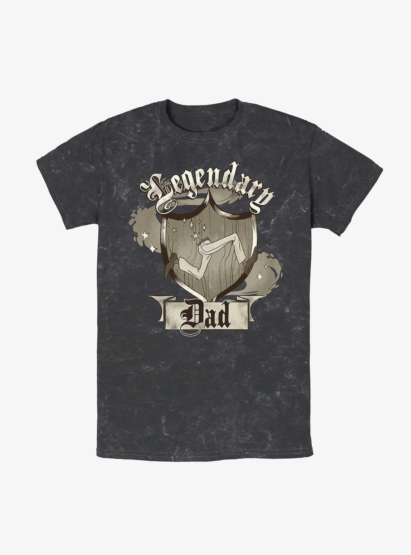 Disney Pixar Onward Legendary Dad Legs Mineral Wash T-Shirt, BLACK, hi-res