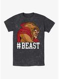 Disney Beauty and the Beast Grumpy Beast Mineral Wash T-Shirt, BLACK, hi-res