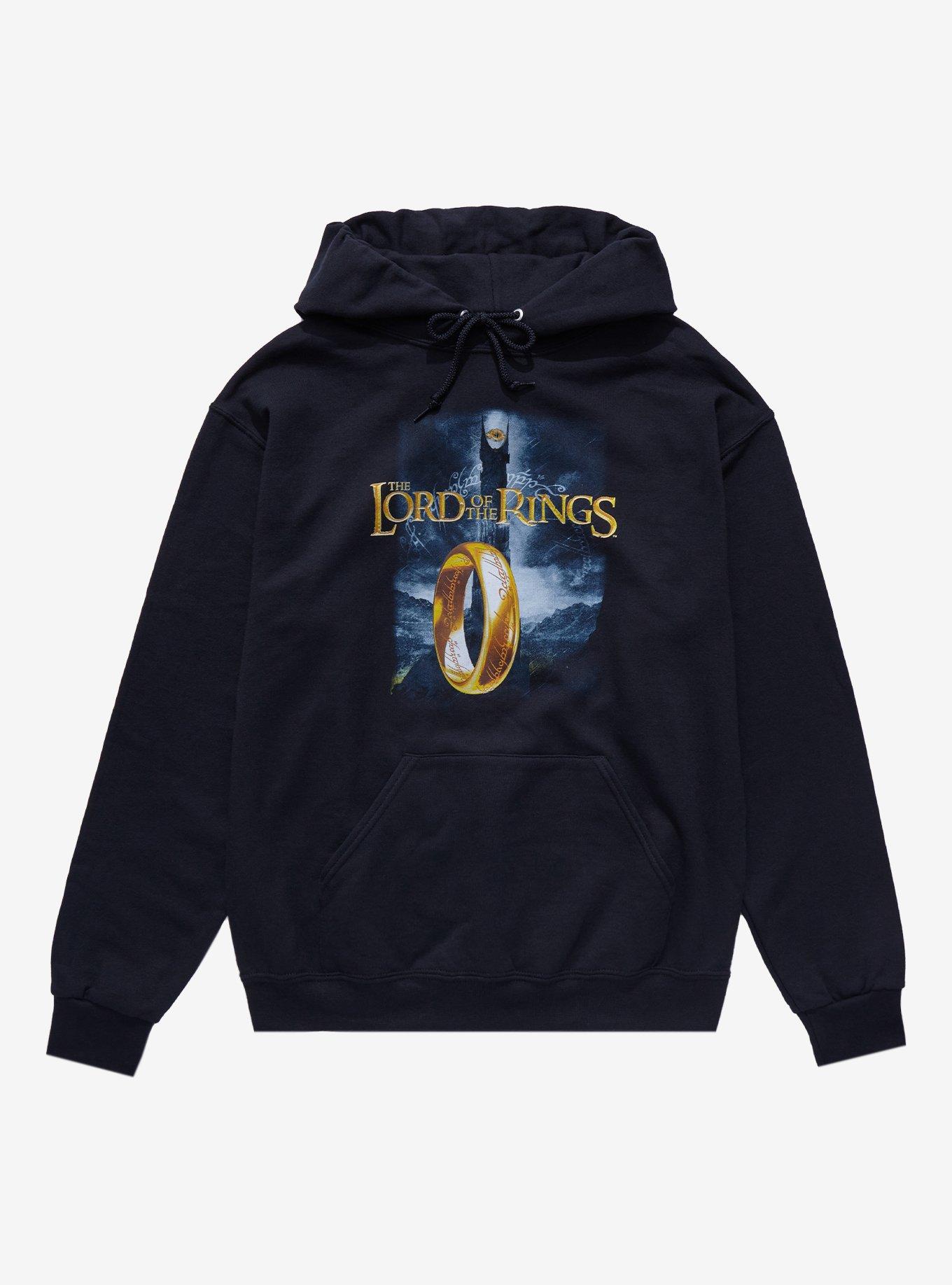 The Lord Of The Rings One Ring Hoodie, BLACK, hi-res