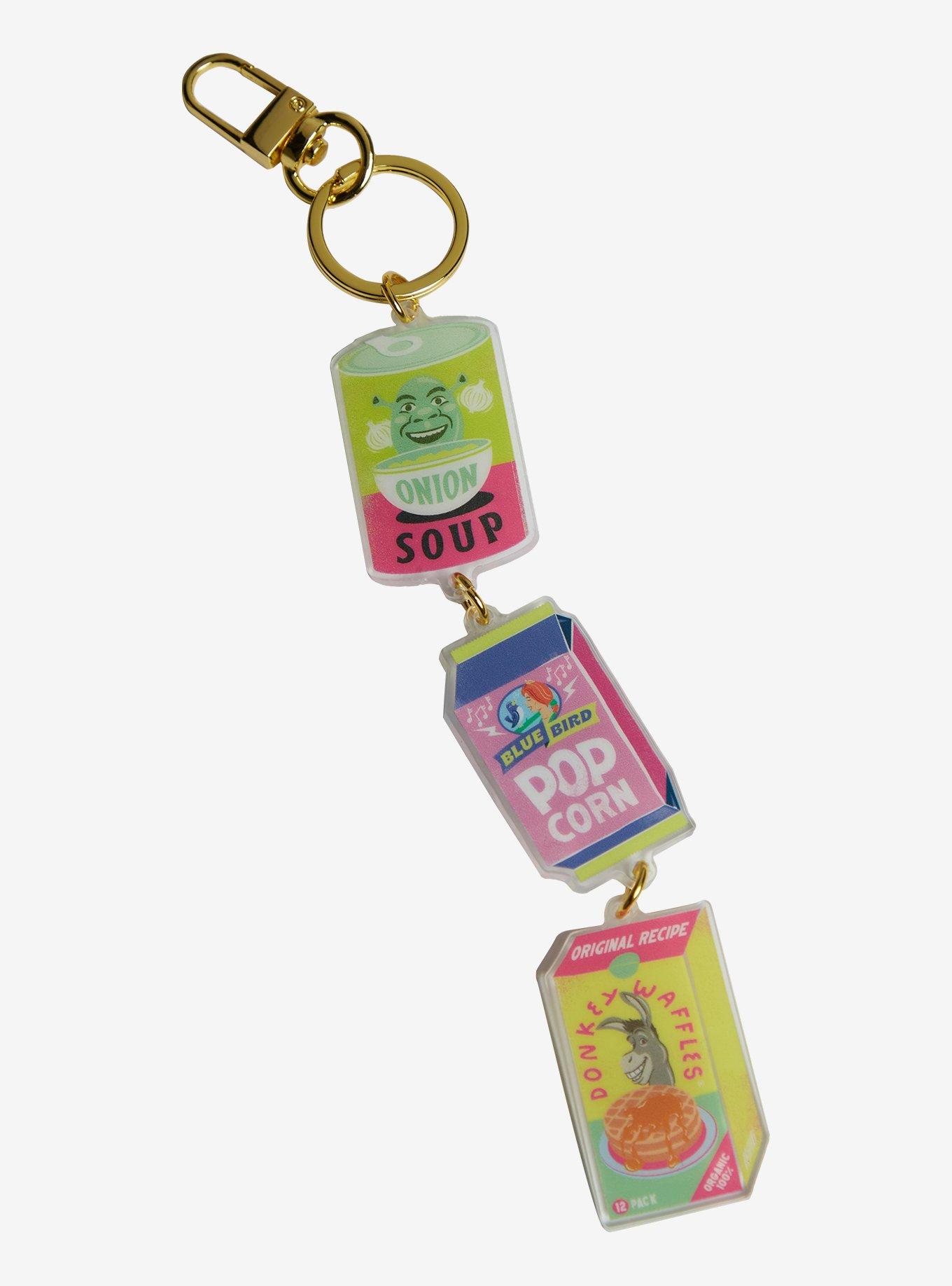 Shrek Food Acrylic MultiCharm Keychain BoxLunch Exclusive BoxLunch