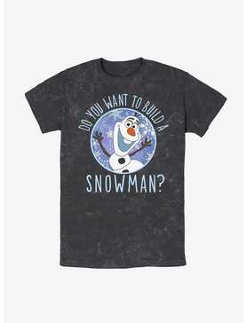 Disney Frozen Olaf Build A Snowman Mineral Wash T-Shirt, , hi-res