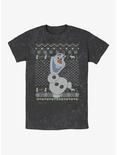 Disney Frozen Olaf Celebration Mineral Wash T-Shirt, BLACK, hi-res