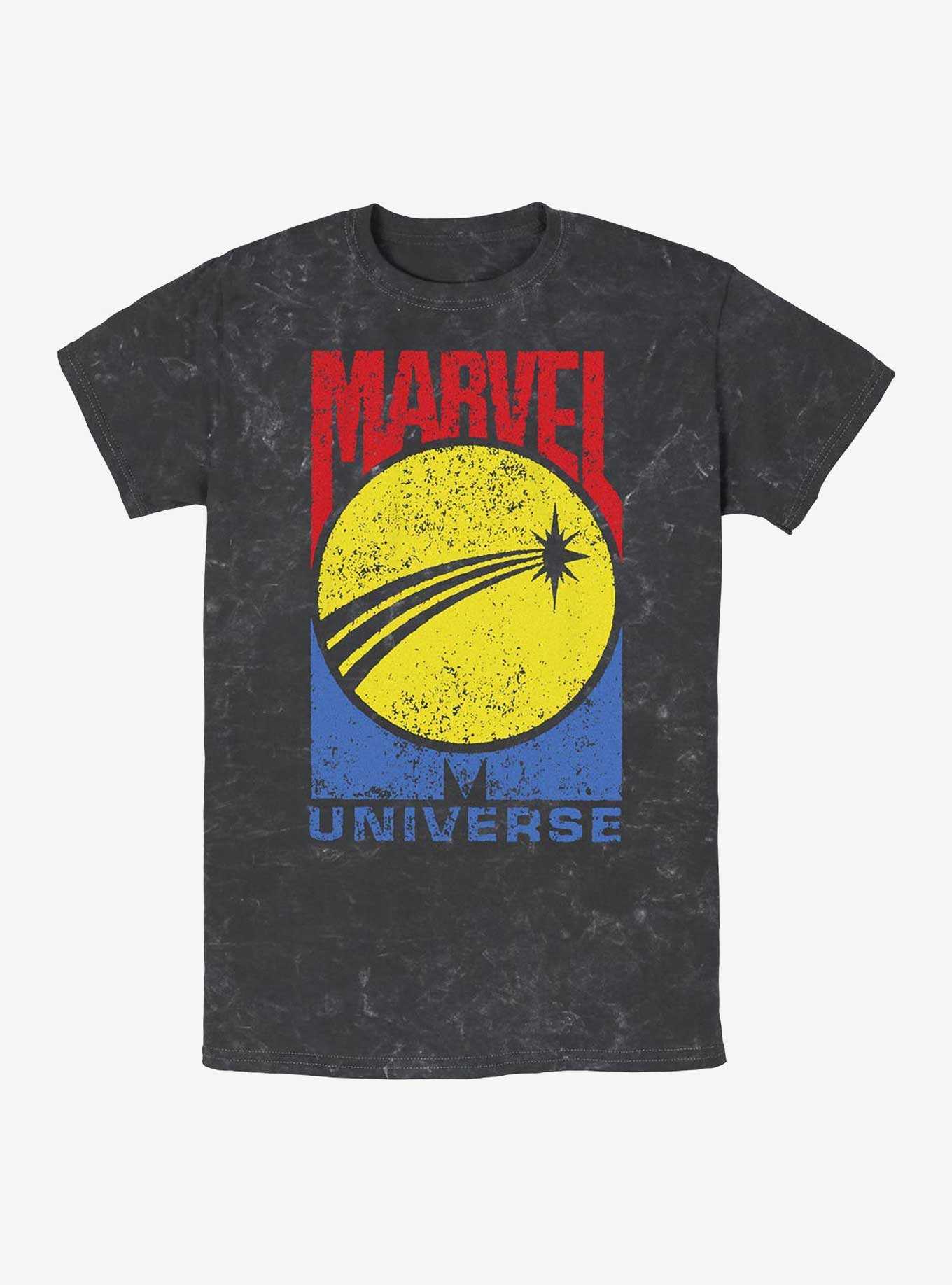 Marvel Universe logo Mineral Wash T-Shirt, , hi-res