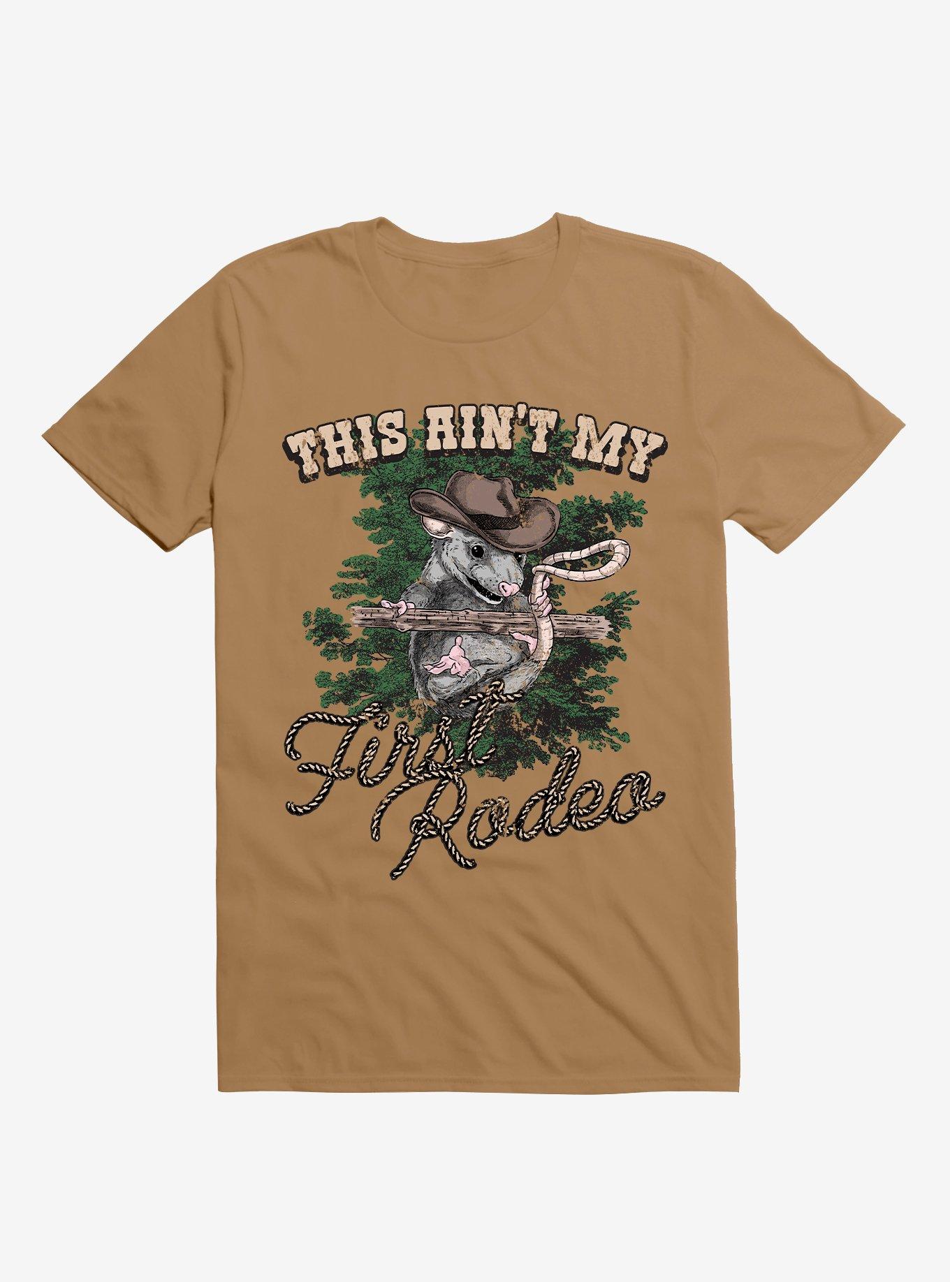 First Rodeo Possum T-Shirt, SAND, hi-res