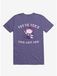 Axolotl Yee'd Last Haw T-Shirt, PURPLE, hi-res