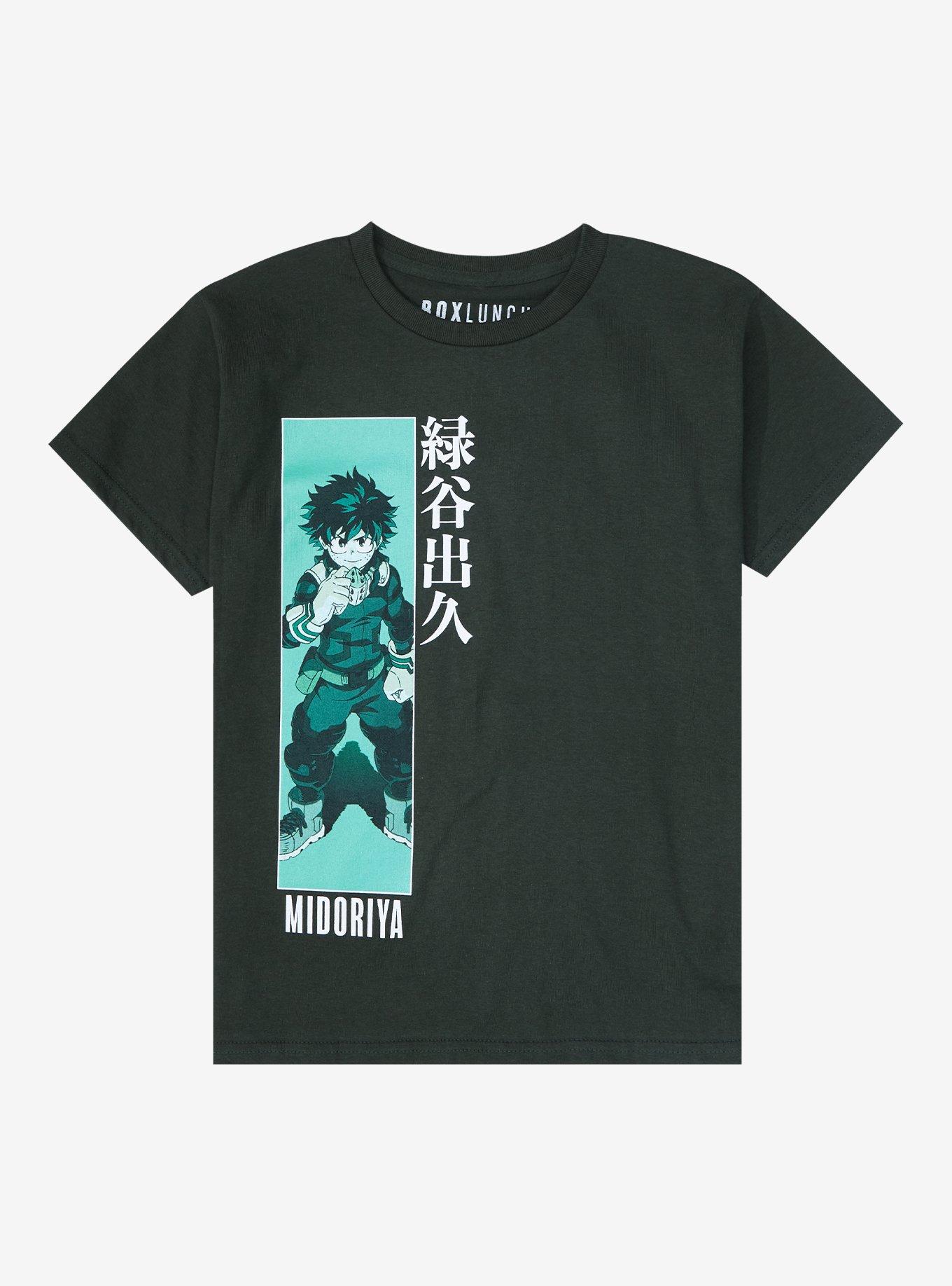 My Hero Academia Izuku Midoriya Panel Youth T-Shirt - BoxLunch Exclusive, FOREST, hi-res