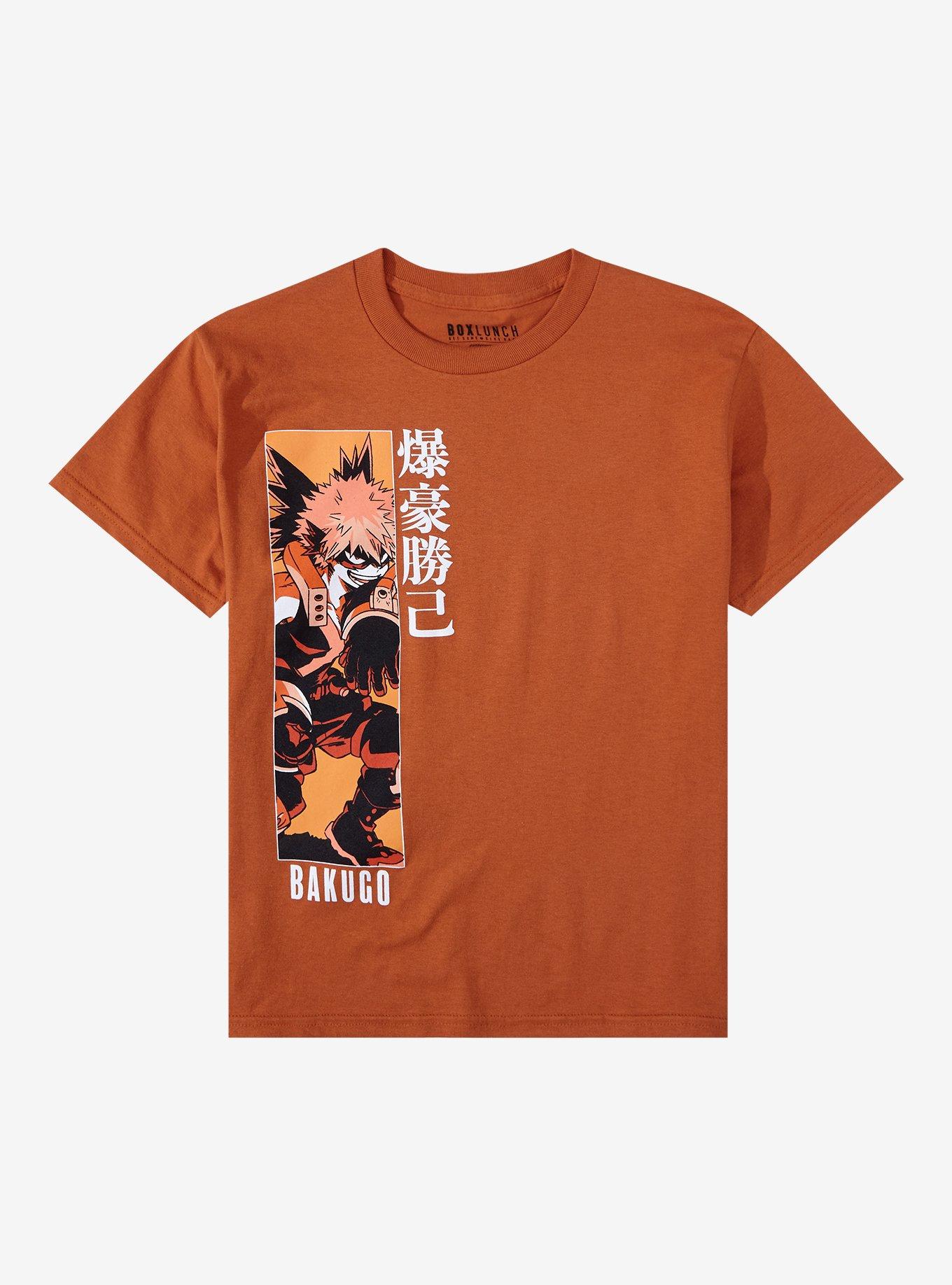 My Hero Academia Bakugo Panel Youth T-Shirt - BoxLunch Exclusive, RED, hi-res