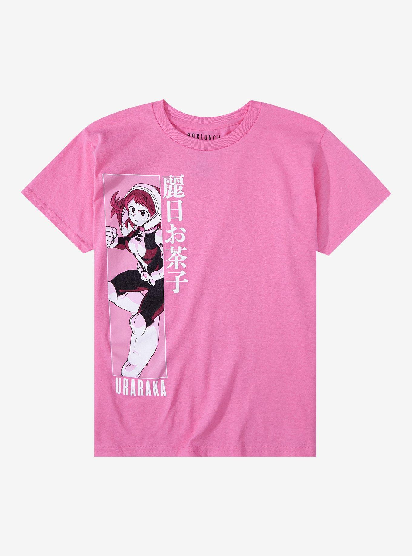 My Hero Academia Ochako Uraraka Panel Youth T-Shirt - BoxLunch Exclusive, LIGHT PINK, hi-res