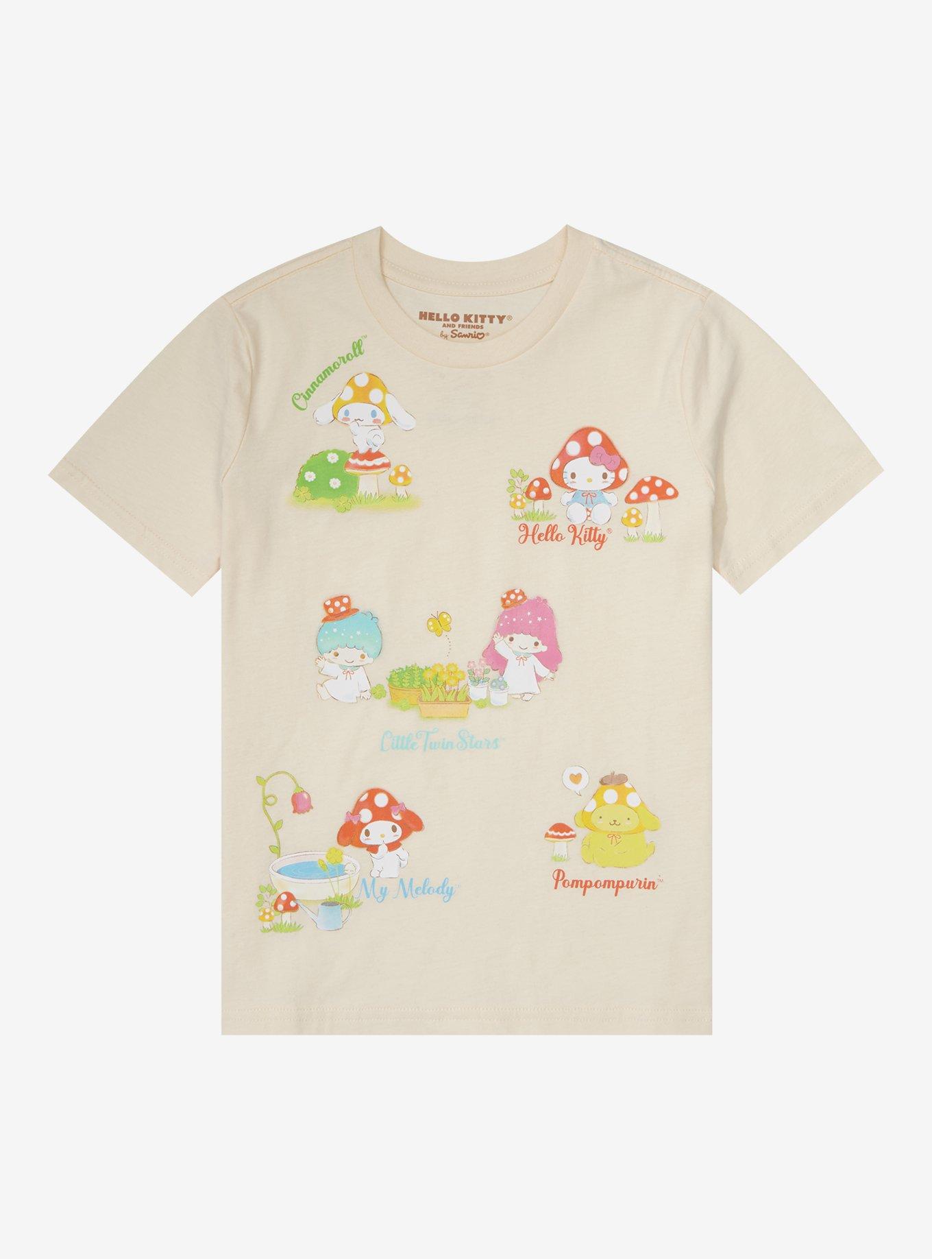 Sanrio Hello Kitty and Friends Mushroom Character Youth T-Shirt -  BoxLunch Exclusive, , hi-res