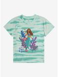 Disney The Little Mermaid Ariel Tie-Dye Toddler T-Shirt - BoxLunch Exclusive, SEAFOAM, hi-res