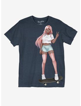 Proper Gnar Skateboard Girl T-Shirt, , hi-res