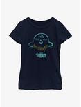 Marvel Guardians of the Galaxy Holiday Special Alien Text Youth Girls T-Shirt, NAVY, hi-res