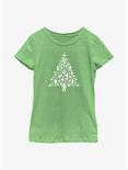 Marvel Guardians of the Galaxy Holiday Special Holiday Tree Youth Girls T-Shirt, GRN APPLE, hi-res