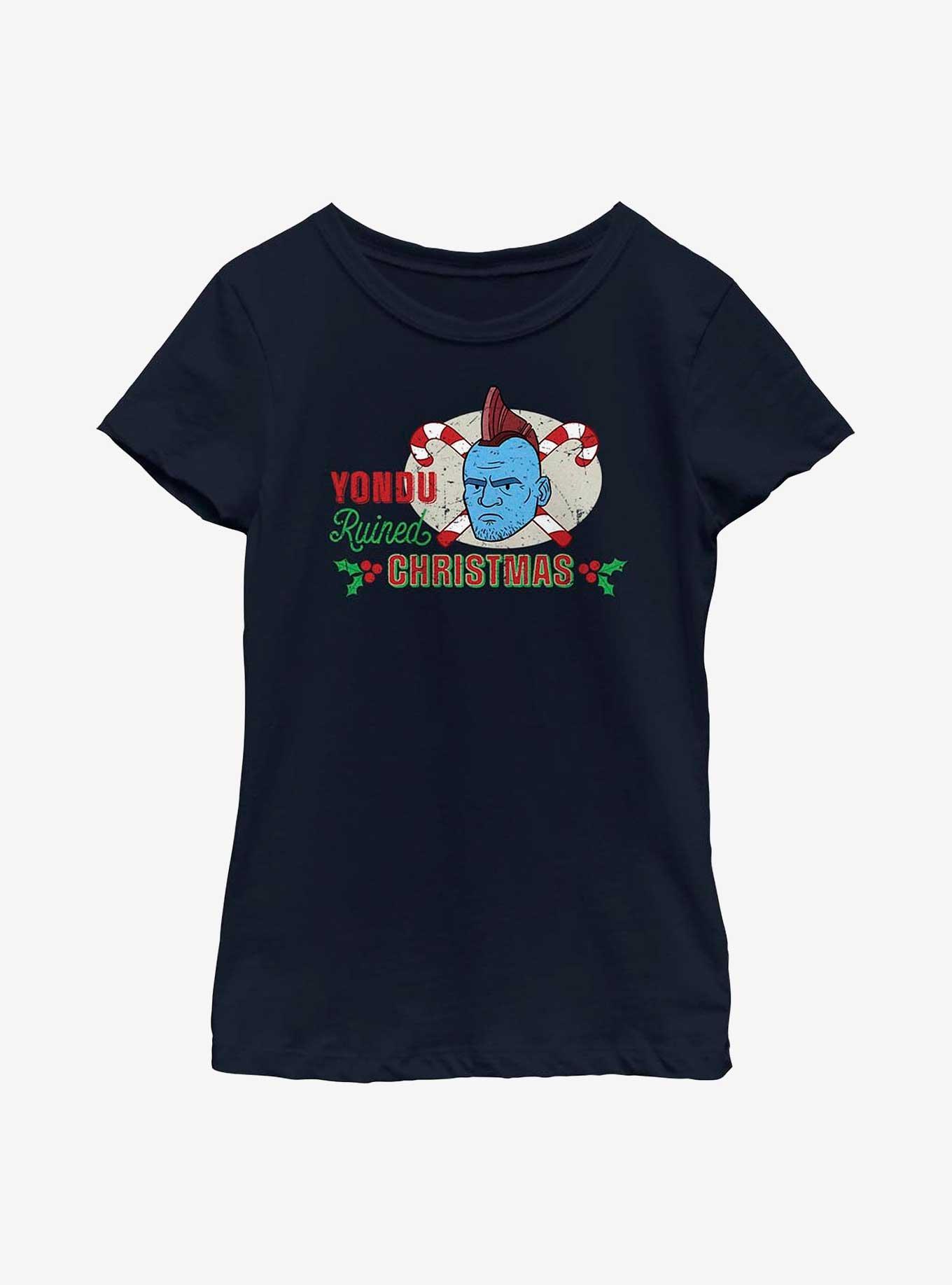 Marvel Guardians of the Galaxy Holiday Special Yondu Ruined Christmas Youth Girls T-Shirt, , hi-res