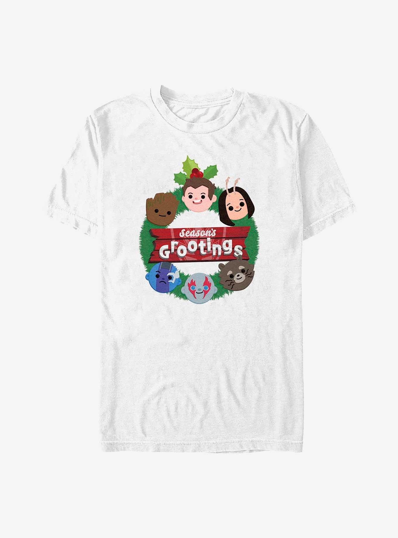 Marvel Guardians of the Galaxy Holiday Special Seasons Grootings T-Shirt, , hi-res