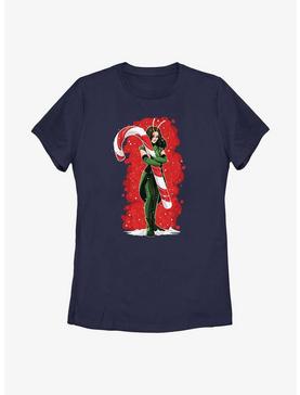 Marvel Guardians of the Galaxy Holiday Special Mantis Candy Cane Hug Womens T-Shirt, , hi-res